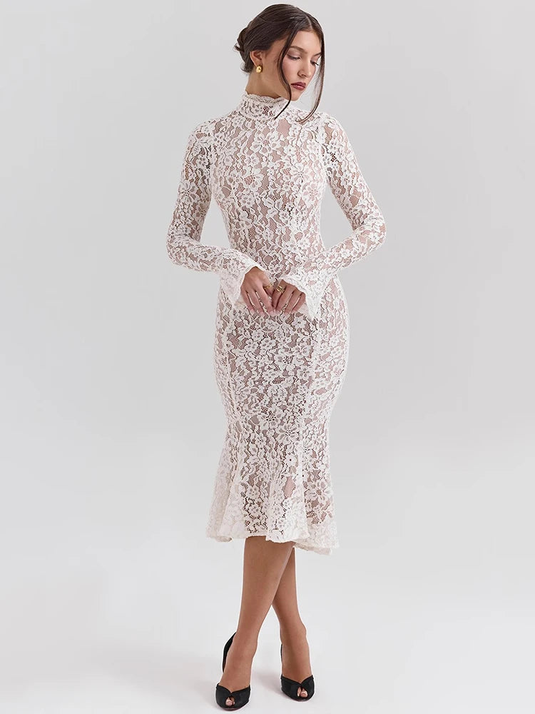 Vestido Rhonda de encaje