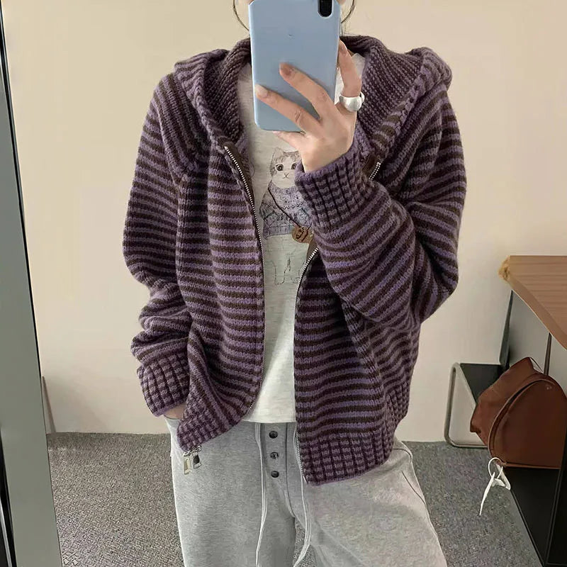 Cárdigan Colette en morado