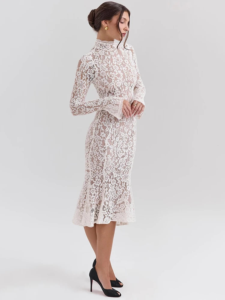 Vestido Rhonda de encaje
