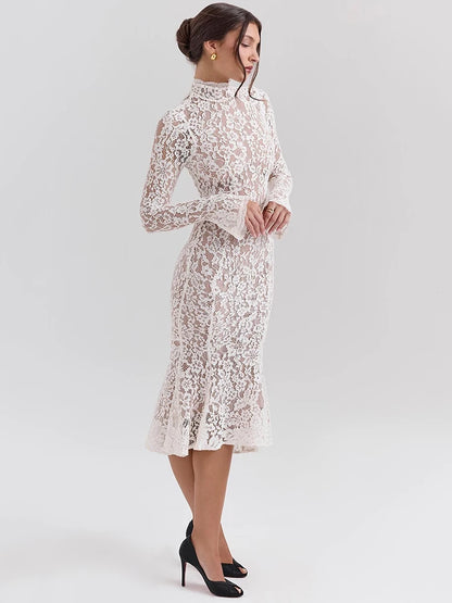 Vestido Rhonda de encaje